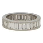Art Deco Inspired Baguette Full Eternity Ring