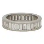 Art Deco Inspired Baguette Full Eternity Ring