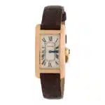 Vintage 18 carat yellow gold Cartier Tank Americaine watch