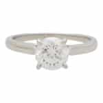 Vintage Cartier 1895 GIA Certified 1.24ct Solitaire Ring