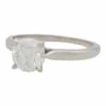 Vintage Cartier 1895 GIA Certified 1.24ct Solitaire Ring