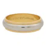 Vintage Tiffany & Co. Platinum and Gold Wedding Band