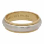 Vintage Tiffany & Co. Platinum and Gold Wedding Band