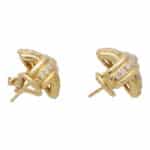 Vintage Tiffany & Co. Signature Diamond Cross Earrings (Large)