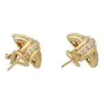 Vintage Tiffany & Co. Signature Diamond Cross Earrings (Large)