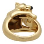 Vintage Cartier Panther Pearl Ring