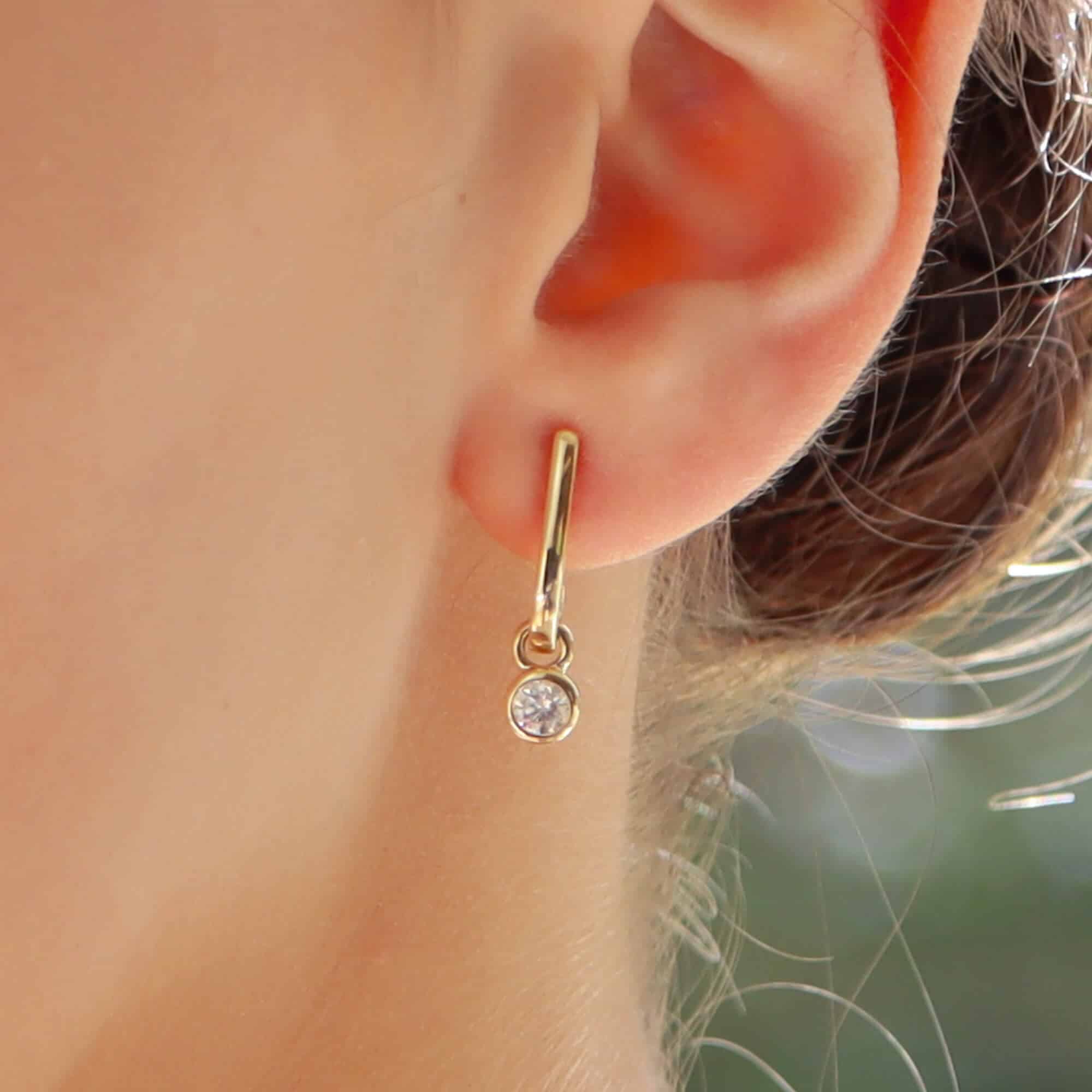 Contemporary hoop earrings online