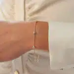 Contemporary Six Diamond Chain Bracelet