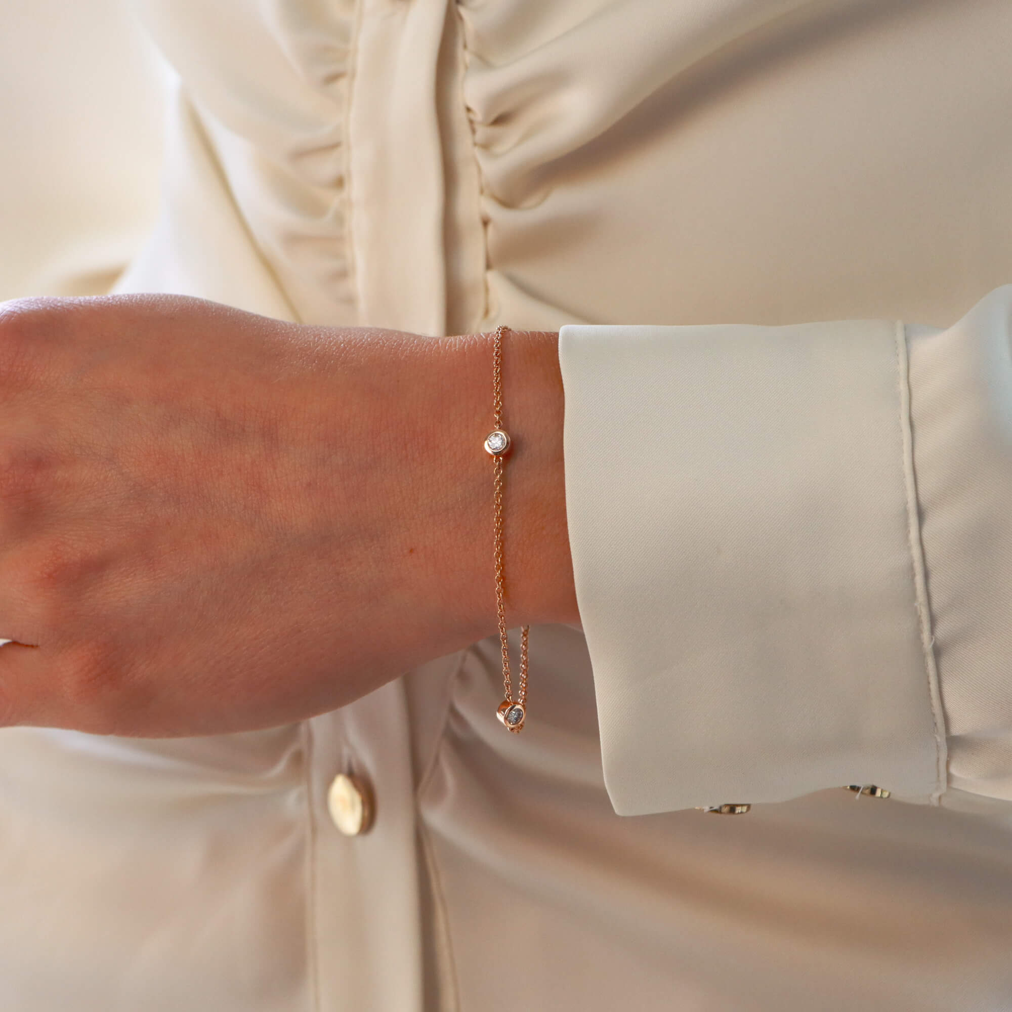 Contemporary store diamond bracelets
