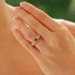 Vintage Cartier Mimi Ruby and Diamond Ring