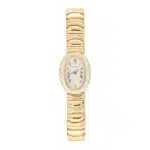 Vintage Cartier Baignoire Mini Diamond and Gold Dress Watch