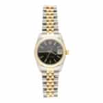 Vintage 1988 Automatic 31m Rolex DateJust With a Black Dial
