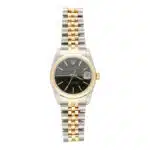 Vintage 1988 Automatic 31m Rolex DateJust With a Black Dial