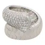 Vintage Cartier 'Panthere Lakarda' Diamond Panther Ring