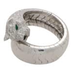 Vintage Cartier 'Panthere Lakarda' Diamond Panther Ring