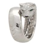 Vintage Cartier 'Panthere Lakarda' Diamond Panther Ring