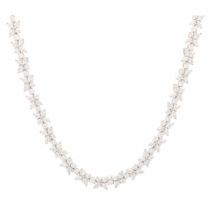 Vintage Tiffany & Co. Victoria Mixed Cluster Necklace