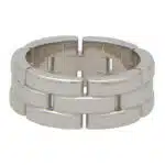 Vintage Cartier Maillon Panthere Brick Link Ring