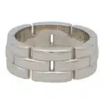Vintage Cartier Maillon Panthere Brick Link Ring