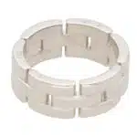 Vintage Cartier Maillon Panthere Brick Link Ring