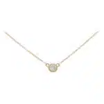 Contemporary 0.20ct Single Solitaire Diamond Pendant