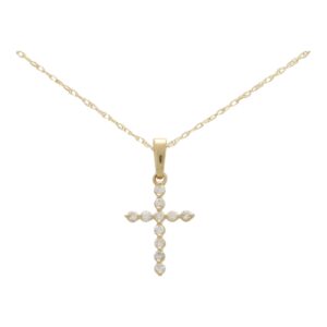 Diamond Cross Pendant