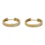 Diamond Hoop Earrings