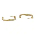 Diamond Hoop Earrings