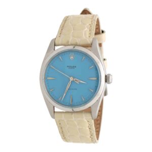 Vintage 1965 Manual Rolex Oyster Precision Custom Blue Watch