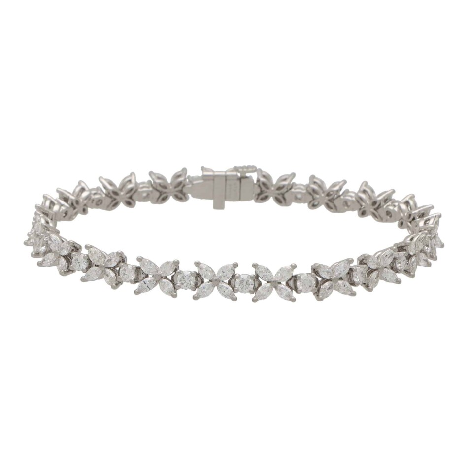 Vintage Tiffany & Co. Victoria Alternating Diamond Bracelet
