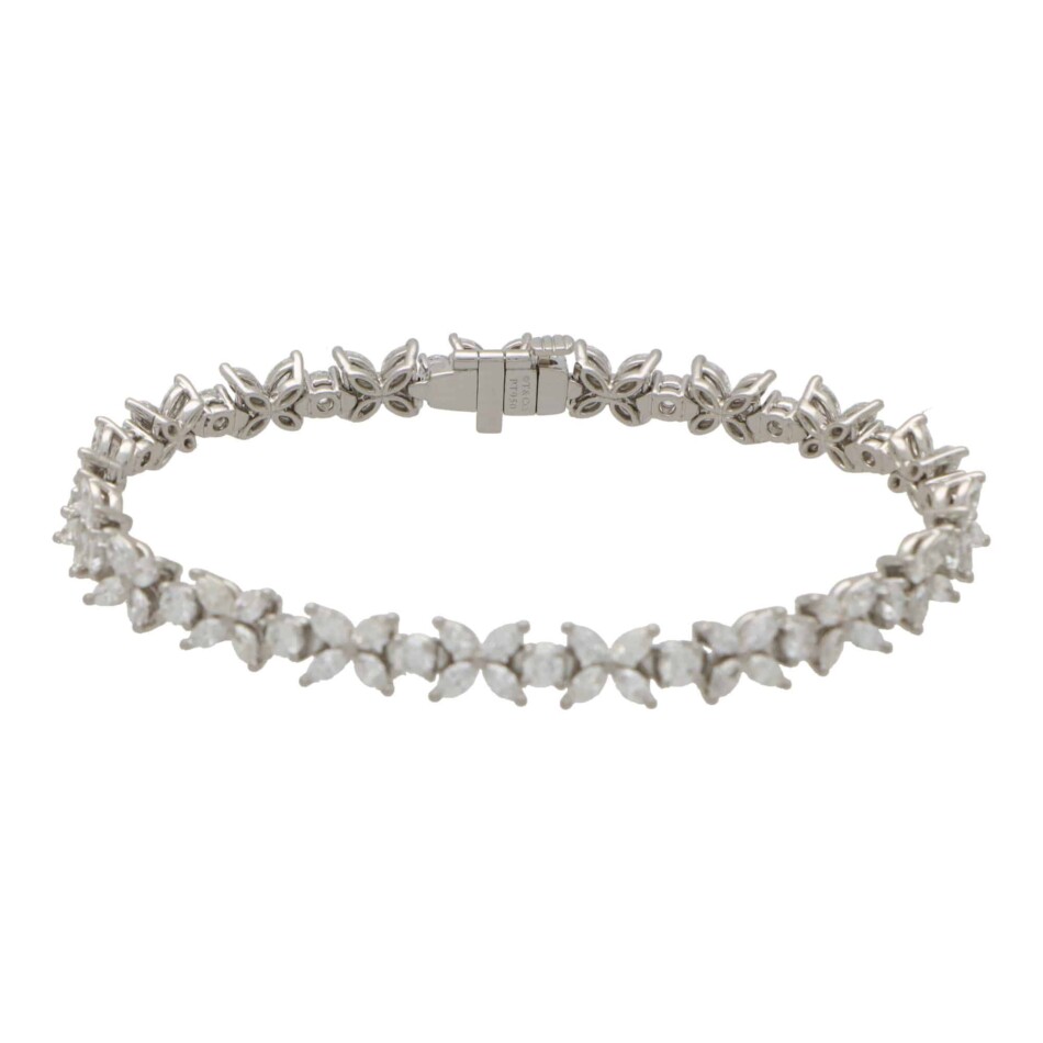 Vintage Tiffany & Co. Victoria Alternating Diamond Bracelet