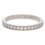 Vintage Bvlgari Round Brilliant Cut Diamond Half Eternity Ring