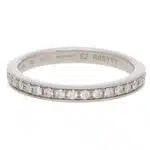Vintage Bvlgari Round Brilliant Cut Diamond Half Eternity Ring