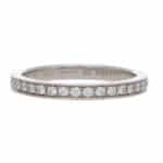 Vintage Bvlgari Round Brilliant Cut Diamond Half Eternity Ring