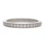 Vintage Bvlgari Round Brilliant Cut Diamond Half Eternity Ring