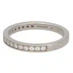 Vintage Bvlgari Round Brilliant Cut Diamond Half Eternity Ring