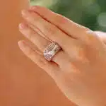 Vintage Cartier Nouvelle Vague Diamond Ring