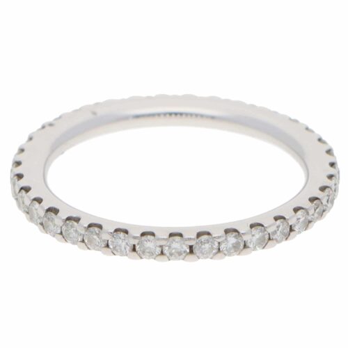 Diamond Full Eternity Ring in Platinum