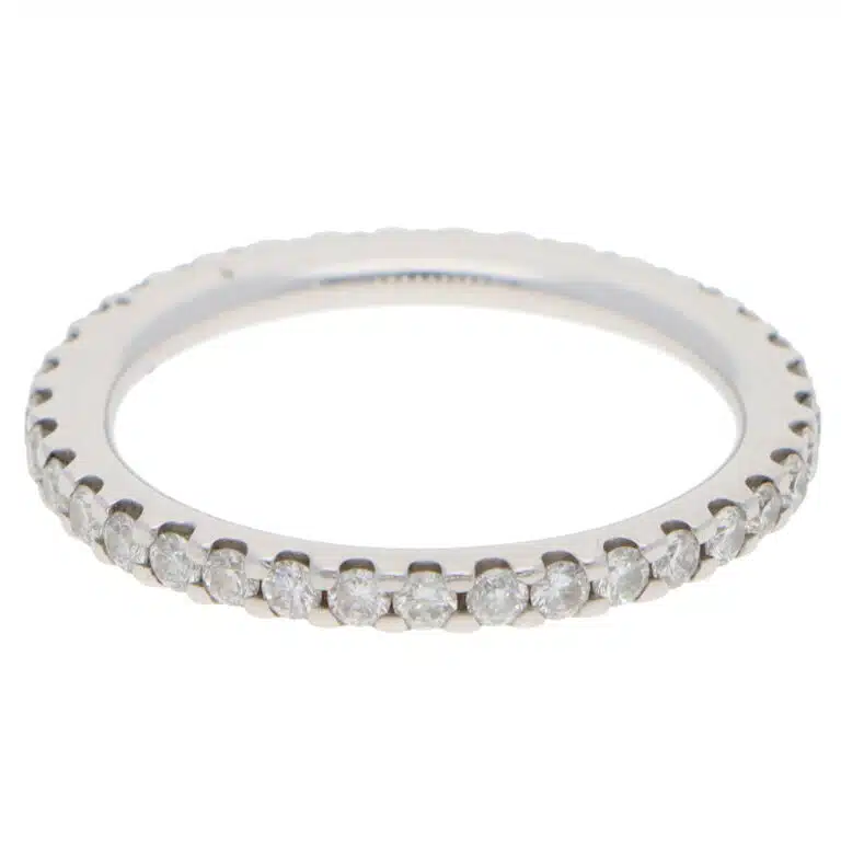 Diamond Full Eternity Ring in Platinum