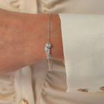 Vintage Cartier Diamond Walking Panther Chain Bracelet