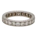 Vintage Full Diamond Eternity Ring