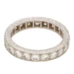 Vintage Full Diamond Eternity Ring