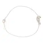 Vintage Cartier Diamond Walking Panther Chain Bracelet