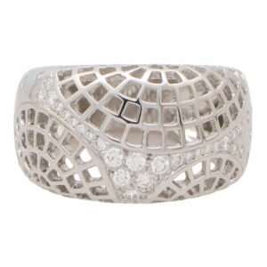 Vintage Cartier Nouvelle Vague Diamond Ring