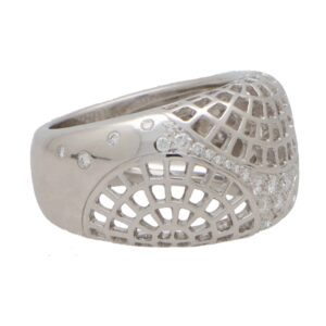 Vintage Cartier Nouvelle Vague Diamond Ring