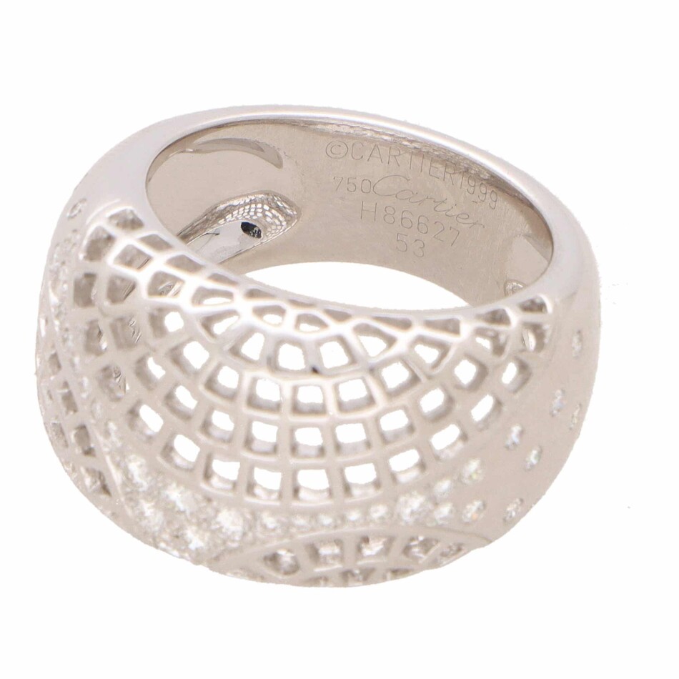 Vintage Cartier Nouvelle Vague Diamond Ring