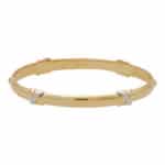 Vintage Cartier 'Trinity Kiss' Screw Bangle