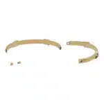 Vintage Cartier 'Trinity Kiss' Screw Bangle