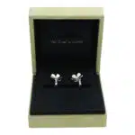 Vintage Van Cleef and Arpels Frivole Diamond Earrings