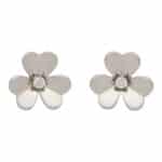 Vintage Van Cleef and Arpels Frivole Diamond Earrings